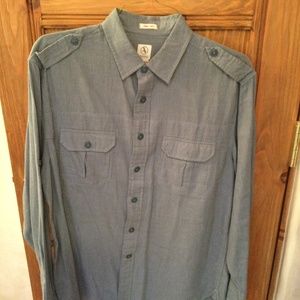 Aigle Blue Shirt, size Large
